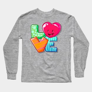 Colorful Love Long Sleeve T-Shirt